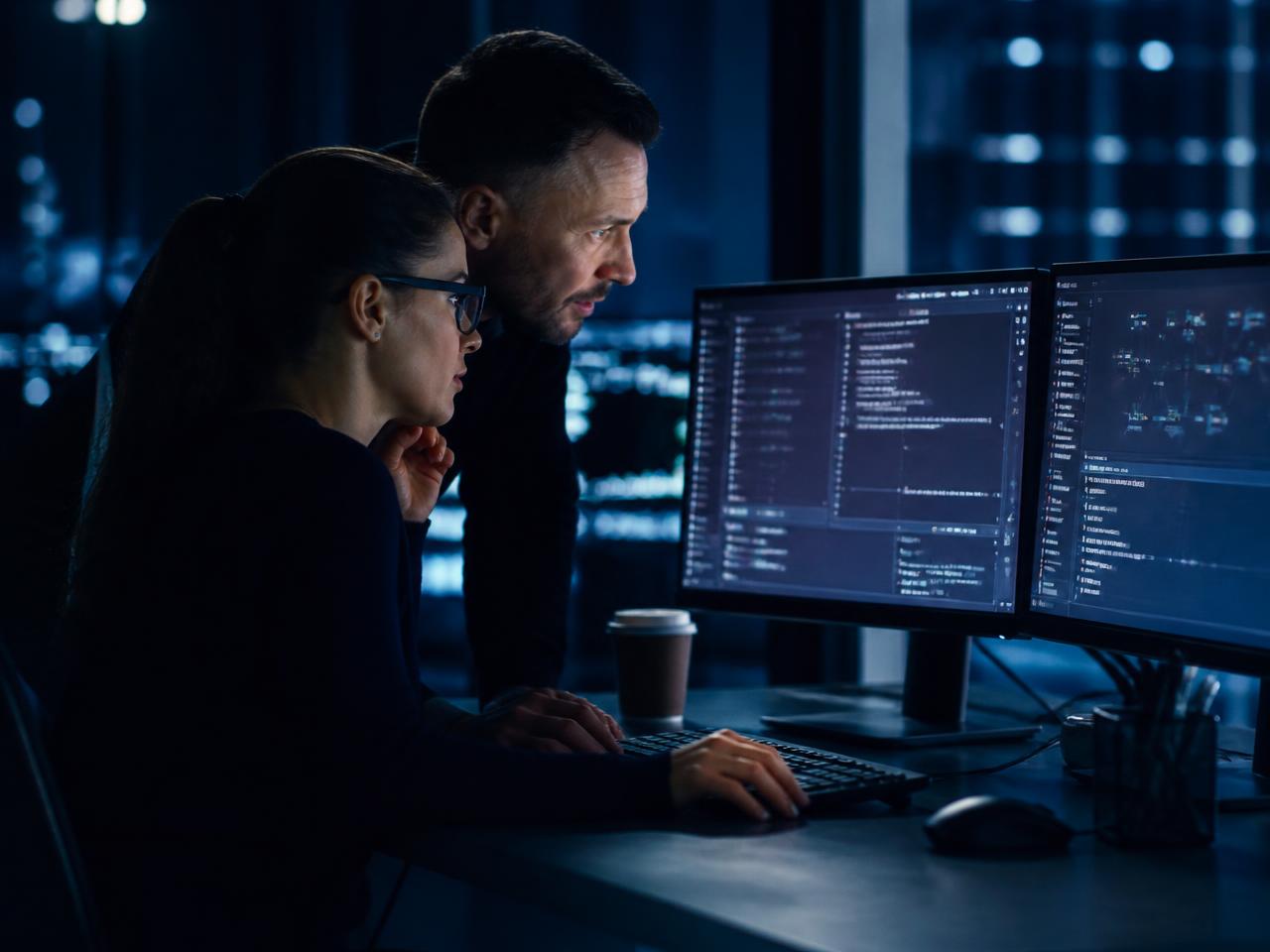 Consultants Coralium réalisant un test d'intrusion